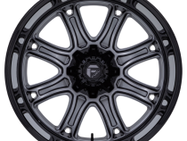 Aluminum Wheels 22X10 Darkstar FC853AB 8 On 180 Matte Gunmetal Gray/Black Lip 124.2 Bore 10 Offset Fuel Off Road Wheels