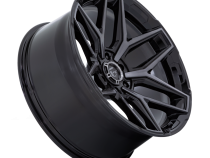 Aluminum Wheels 18X9 Flux 6 FC854BT 6 On 135 Gloss Black Brushed Gray Tint 87.1 Bore 1 Offset Fuel Off Road Wheels
