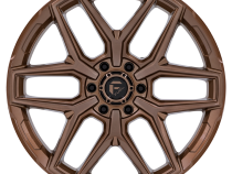Aluminum Wheels 18X9 Flux 6 FC854ZR 6 On 139.7 Platinum Bronze 106.1 Bore 20 Offset Fuel Off Road Wheels