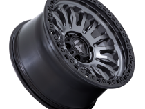 Aluminum Wheels 17X9 Rincon SBL FC857AB 6 On 139.7 Matte Gunmetal Gray Matte Black Lip 106.1 Bore 25 Offset Fuel Off Road Wheels