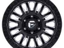 Aluminum Wheels 20X10 Rincon SBL FC857BE 8 On 180 Gloss Black Milled 124.2 Bore -18 Offset Fuel Off Road Wheels