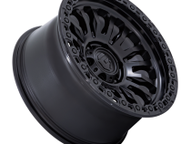 Aluminum Wheels 20X10 Rincon SBL FC857MB 8 On 170 Matte Black/Gloss Black Lip 125.1 Bore -18 Offset Fuel Off Road Wheels