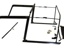 Soft Top Hardware Kit 1987-1995 YJ Wrangler w/Tailgate Bar/Adjustable Spreader Bars/Upper Windshield Inserts RT Off Road