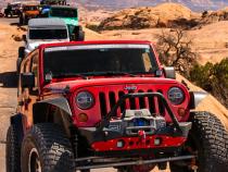 Powdercoat Nighthawk Mid-tube Stinger Front Bumper with Aluminum Skid for JK, JL, and JT - Black Powdercoat Artec Industries