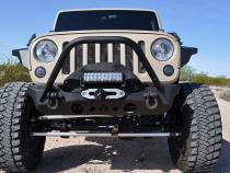 NightHawk Jeep JK Front Bumper W/Mid Tube Stinger Artec Industries