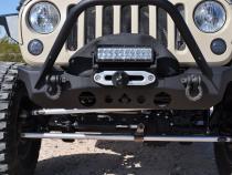 NightHawk Jeep JK Front Bumper W/Mid Tube Stinger Artec Industries
