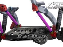 Easy 3 Link Kit F for Artec Trusses No Tubing Outside Frame Ford 85-91 Front Passenger Rear Driver Artec Industries
