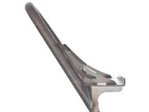 Jeep CJ Front Stubby Bumper W/Stinger Bare Steel Motobilt