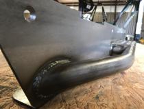 Jeep YJ Rocker Guards For Competition Corners W/Step 87-95 Wrangler YJ Bare Steel Motobilt