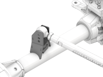 Adjustable Front Upper Link Bracket 15 Degree Angle Motobilt