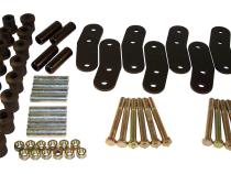 Hd Shackle Kit, Left and Right, Front &amp;amp; Rear, Black, Greasable, 3/4 inch Lift RT Off Road