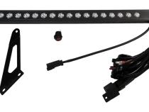 20 inch LED Light Bar With Hood Bracket Kit for 2007-2018 Jeep JK Wrangler RT Off Road