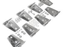 Stainless Steel Door Hinge Kit For 2007-2018 Jeep JK Wrangler w/ 4 Doors RT Off Road