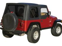 Soft Top 1997-2006 TJ Wrangler Black Diamond w/Tint RT Off Road