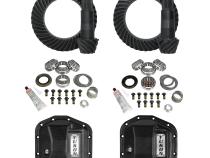 Stage 2 Jeep Jl/Jt Re-Gear Kit W/Covers For Dana 44 3.73 Ratio 28 Spline JL &amp;amp; Jt Rubicon M220 Rear/ M210 Front Stage 2 Gear Kit Package 3.73 Ratio W/ F&amp;amp;R Covers Yukon Gear