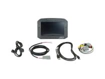 CD-7FL Carbon Flat Panel Logging Display 7-inch diagonal screen, carbon fiber enclosure, wiring harness included, Does Not Include Buttons (See PN 30-3610) AEM Electronics