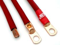 2007-2018 Jeep Wrangler JK Battery Cable Kit 3.6 Liter 2 Gauge Battery Cable w/Black Red/Spyder Wrap Big7Kits