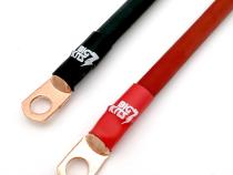 2007-2018 Jeep Wrangler JK Battery Cable Kit 3.8 Liter 1/0 Gauge Battery Cable w/Black Red/Spyder Wrap Big7Kits