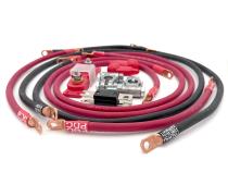 1993-1998 Jeep Grand Cherokee Battery Cable Kit ZJ 5.2-5.9 Liter 4 Gauge Battery Cable w/Black Red/Spyder Wrap Big7Kits