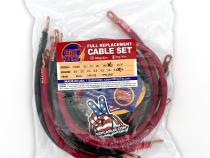 1993-1998 Jeep Grand Cherokee Battery Cable Kit ZJ 5.2-5.9 Liter 4 Gauge Battery Cable w/Black Red/Spyder Wrap Big7Kits